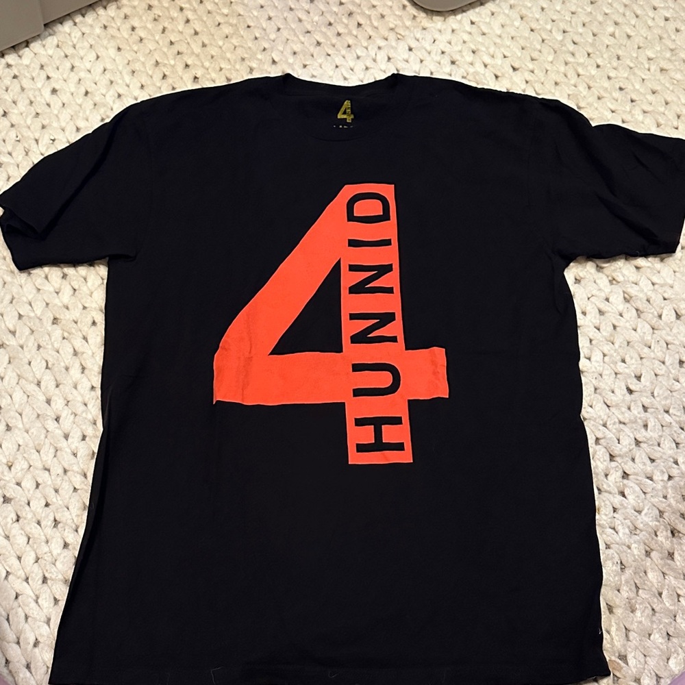 Black and Red Short Sleeve Tee